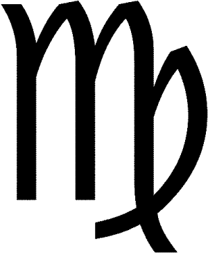 Symbol f&ouml;r Jungfruns tecken